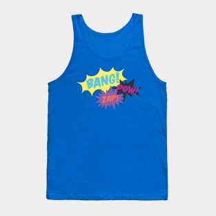 Comic Book Sound Effects Tank Top